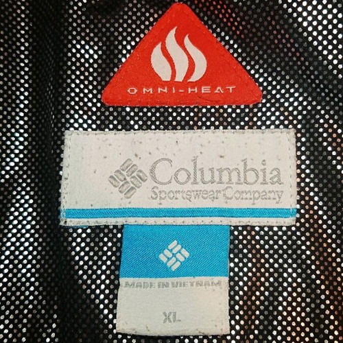 Columbia jacket like new with fleece hood and waterproof protection