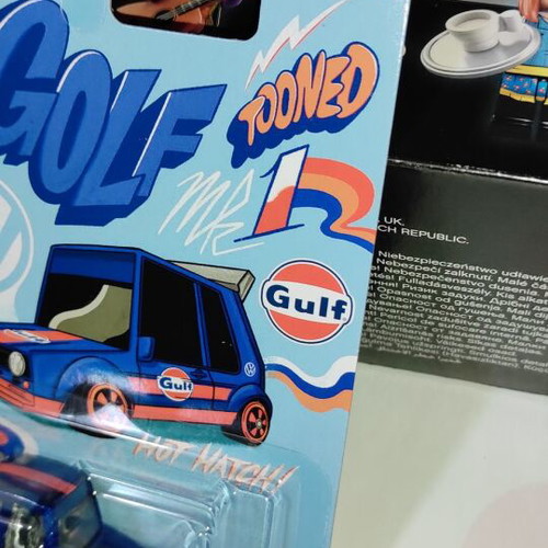 Hot Wheels 2025 Tooned *GULF* Silver Series Volkswagen Golf MK1 new