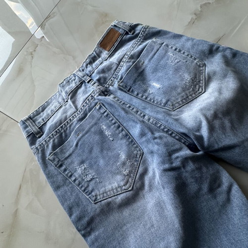 Jeans ripped, like new, blue, size XS