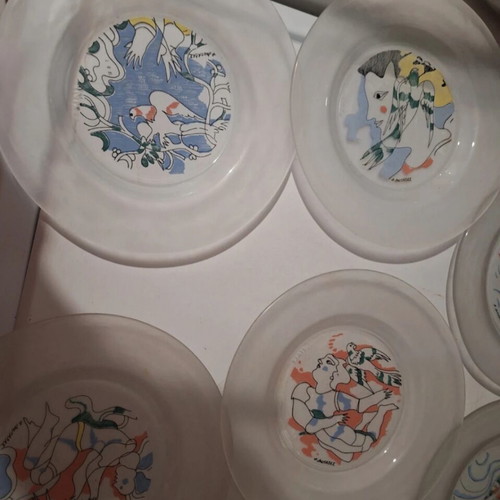 Dimitris Mytaras Collectible Dessert Plates Set of 8 new