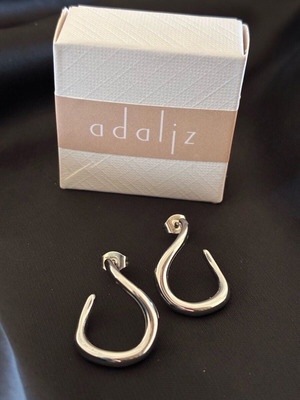 Adaliz stainless steel earrings new, silver