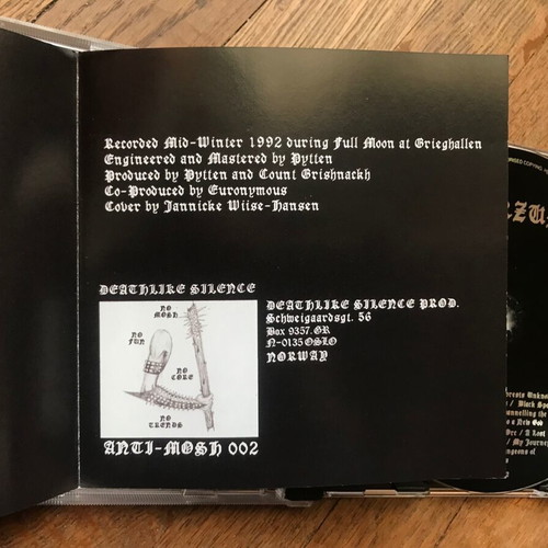 CD Burzum - Burzum, Deathlike Silence, later repress, σαν καινούργιο