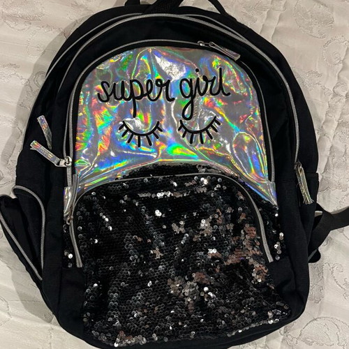 Super Girl school backpack used in good condition