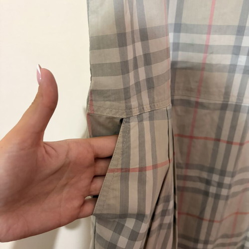 Burberry Sleeveless Check Pinafore Dress like new, beige pastel