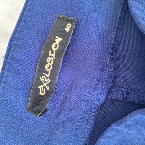 Blue suit pants large like new