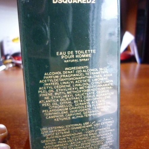 Green Wood Dsquared2 EDT 50 ml men's new, authentic