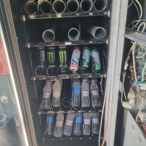 Necta Snakky vending machine used, snack and beverage dispenser