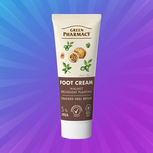 Foot cream with broadleaf plantain and walnut oil new