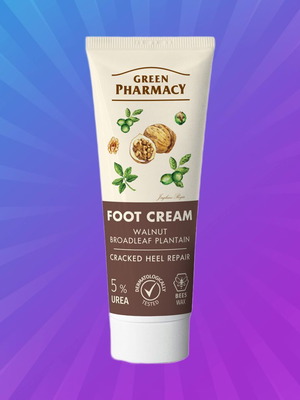 Foot cream with broadleaf plantain and walnut oil new