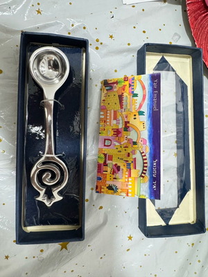 Honey spoon by Yair Emanuel from Jerusalem, new
