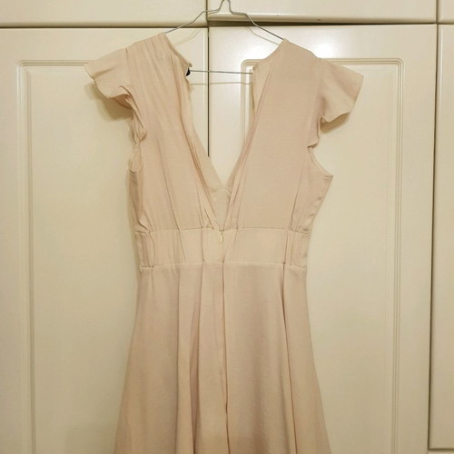 Beige linen dress like new Made of grace