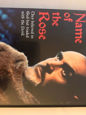 The Name of the Rose DVD used, with subtitles, crime genre