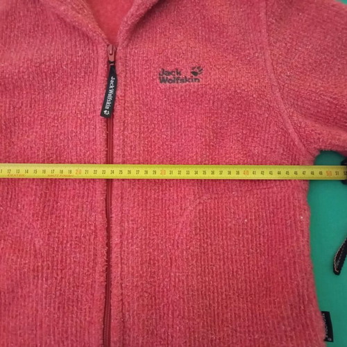 Jack Wolfskin Tecnopile women's fleece jacket used medium, coral