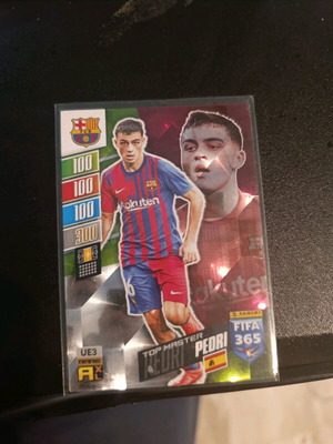 Pedri Top Master collectible card new
