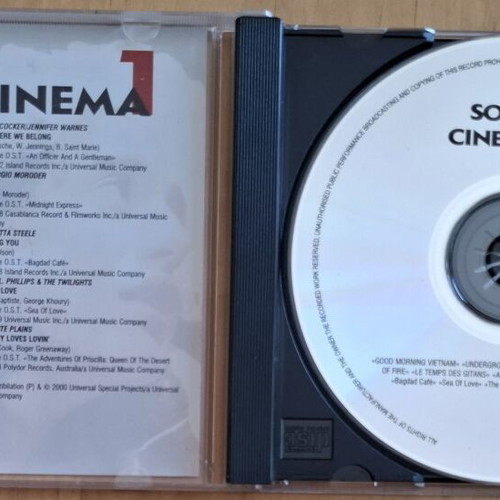 Sonic Cinema 1 Compilation CD, rock and roll