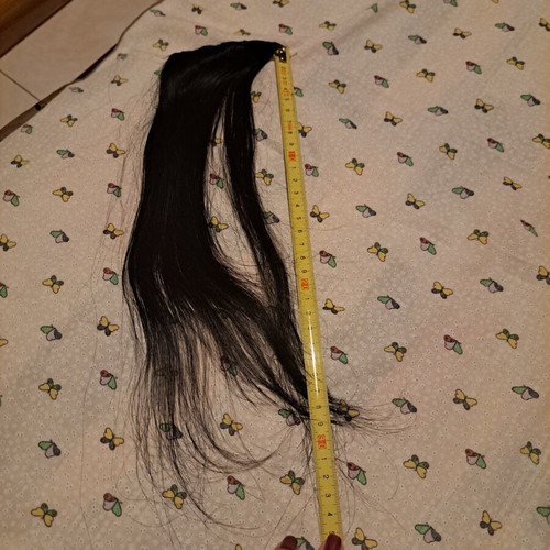 She Italian natural black hair extensions, 4 pieces, various lengths