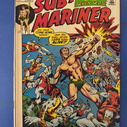 Sub-Mariner 56 comic used, 1st appearance of Banari and Haab race