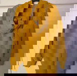  Μουσταρδί φούτερ μακρύ oversized