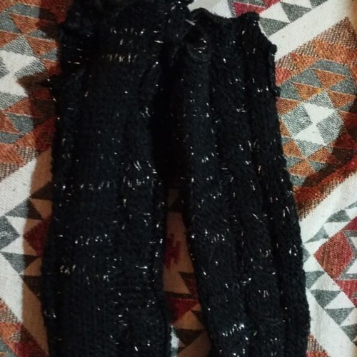 Fingerless gloves black new by Ganas Greek brand