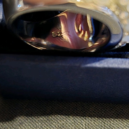 Swarovski ring new with heart-shaped stones, size 52