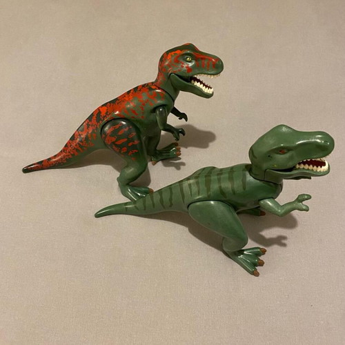 Playmobil dinosaurs used