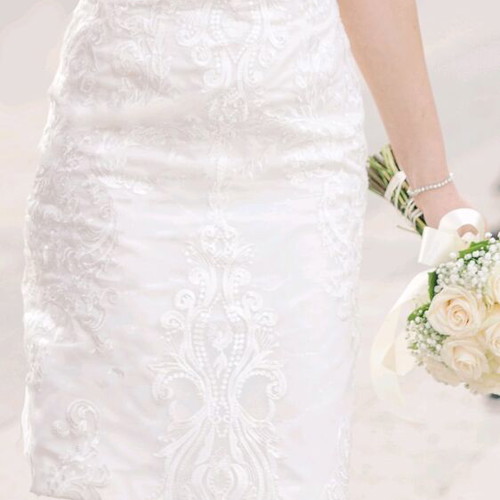 Atelier Eme midi wedding dress like new, white, size M