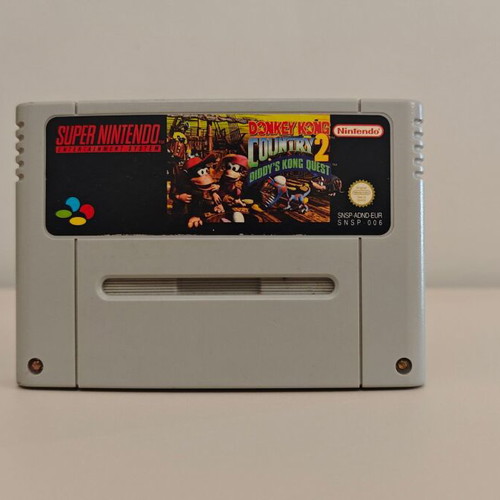 Donkey Kong Country 2: Diddy’s Kong Quest SNES game used