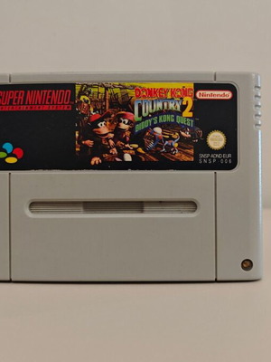 Donkey Kong Country 2: Diddy’s Kong Quest SNES game used