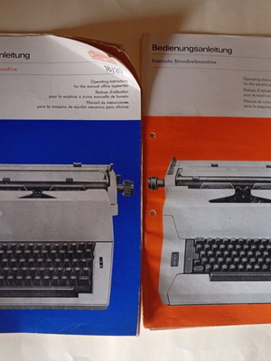 Daro Erika 202 typewriter manual used in good condition