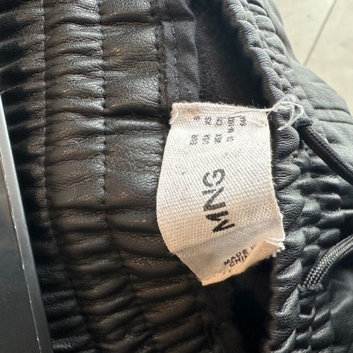 Mango leather pants like new, size small-medium