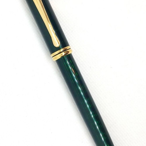 Cross Townsend Marble Green Lacquer fountain pen, 14kt 585 medium nib