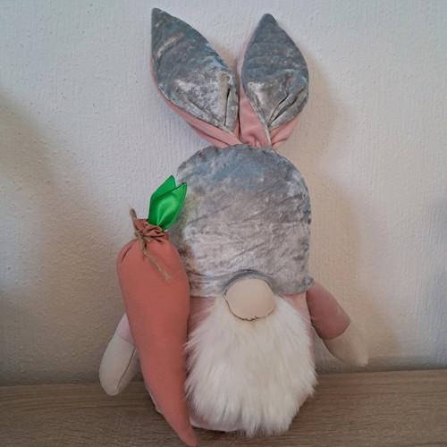 Handmade gnome 38 cm new with carrot
