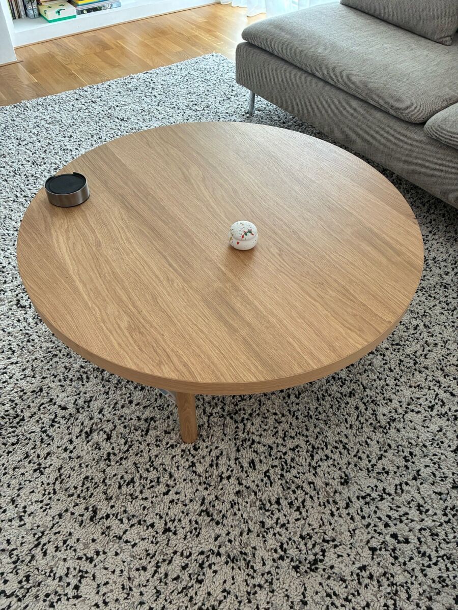 Listerby coffee table IKEA 90cm new, oak - € 200,00 - Vendora.cy