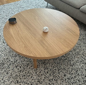 Listerby τραπέζι σαλονιού IKEA 90cm ,δρυς