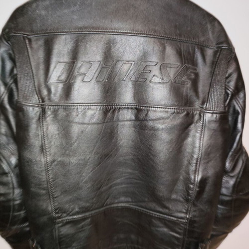 Dainese motorcycle leather jacket size 46 with protectors