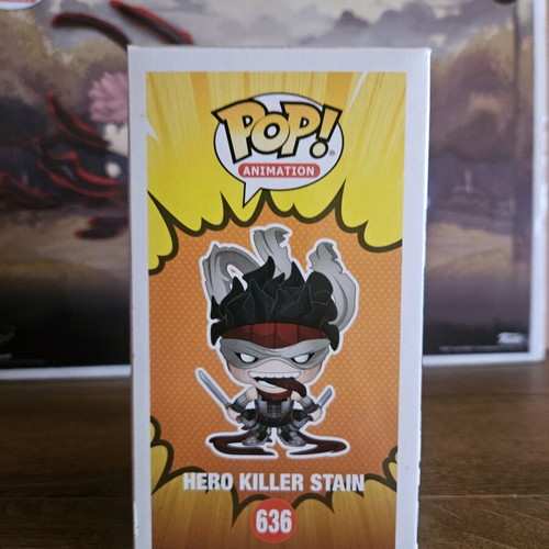 Funko Pop My Hero Academia Hero Killer Stain 636 new with protector