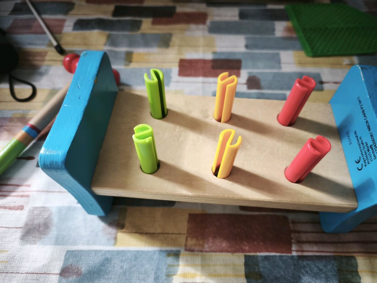 Wooden baby hammer toy Hape like new - € 5,30 - Vendora.cy