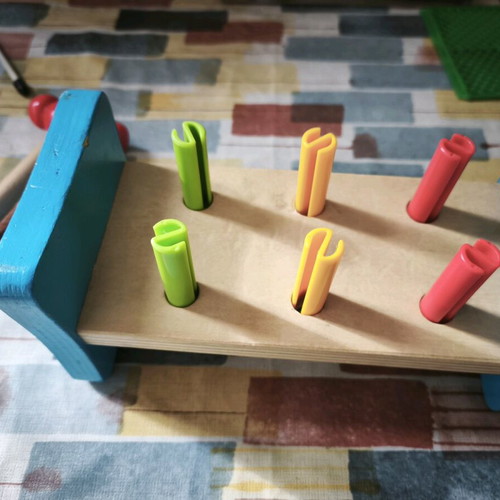 Wooden baby hammer toy Hape like new