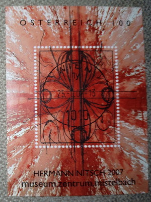 Αυστρία 2007 σειρά γραμματοσήμων Hermann Nitsch 100