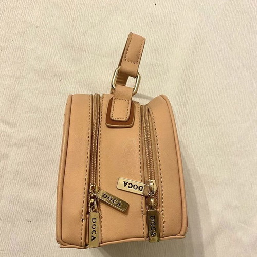 Doca coral-orange handbag like new
