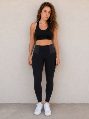 Black leggings (M)