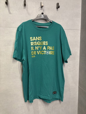 Nike M NK Kylian Mbappe Bondy men t-shirt XL used, green and gold