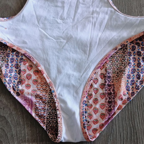 Lascana monokini new, size S/M, pink multicolor