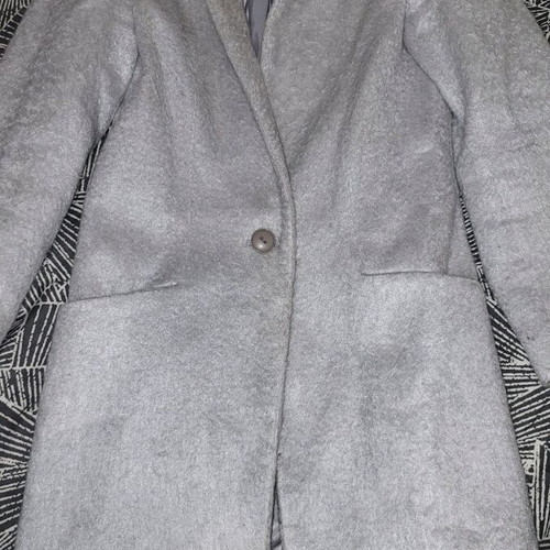 Women's coat light gray like new, size S