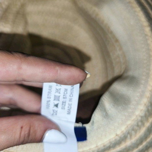 Straw hat Alexi Andriotti Prive new, beige and brown