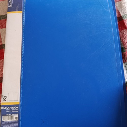 Filing folders used, pack of 7 with sleeves and sheets