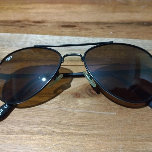 Aviator sunglasses Ojo small size 52mm like new, black and brown