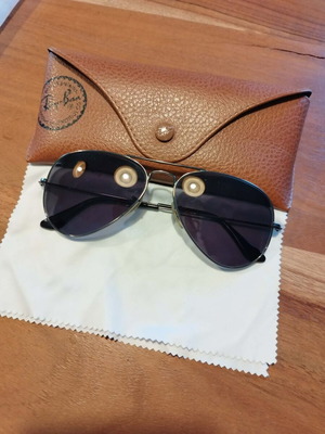 Ray-Ban Aviator Metal II RB3869 γυαλιά ηλίου σαν καινούργια, μαύρα