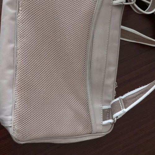 Lacoste crossbody bag used, beige