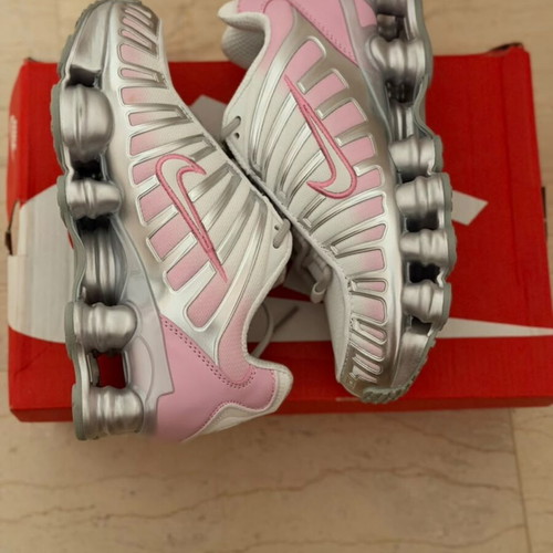Nike Shox TL Pink and Silver New Women's Athletic Shoes Size 38